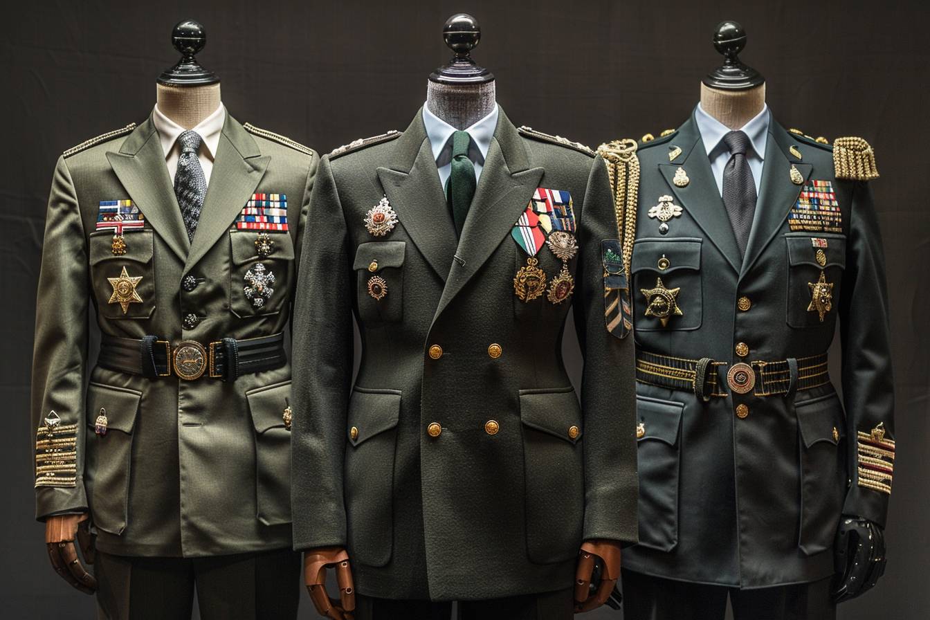 En quoi sont faits les uniformes militaires français actuels ?