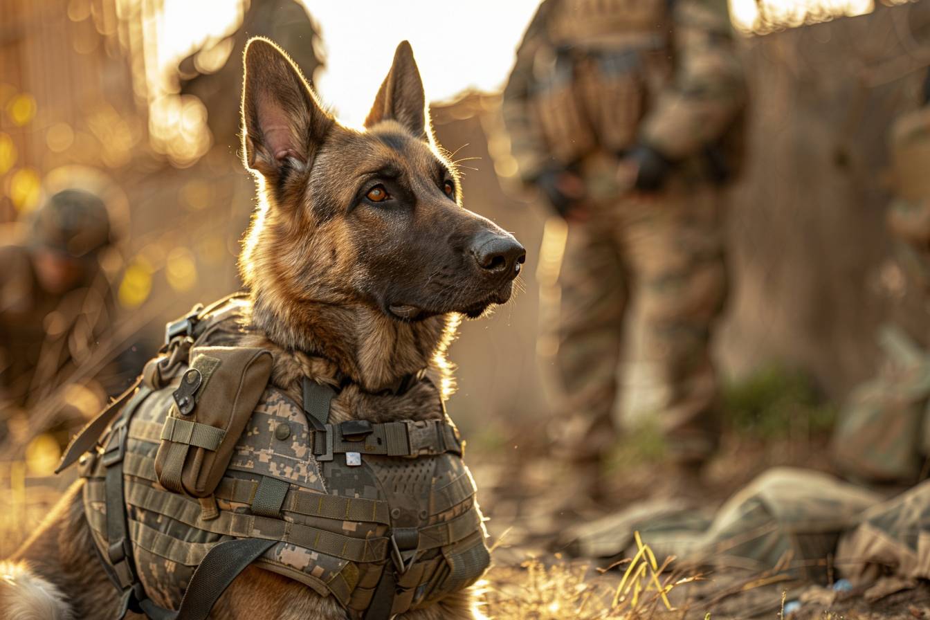 Les chiens militaires français : Rôle, entraînement et histoire