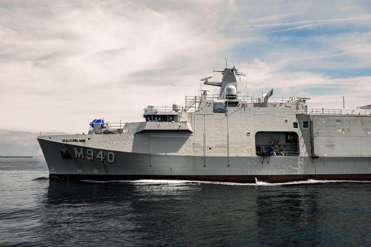 La Belgique n'a pas peut-être pas la plus grande armée du monde mais ce navire high-tech qu'elle lance est le premier au monde pour la guerre des mines