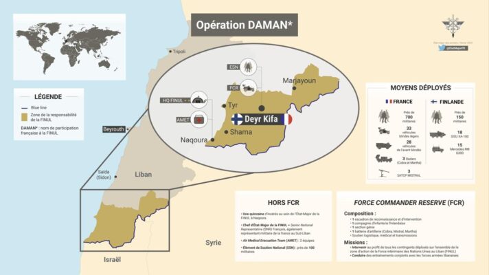 Détails de l'Opération DAMAN source : Armée de Terre