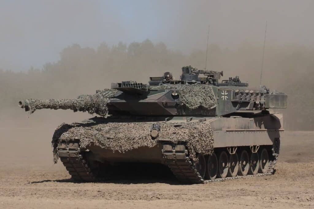 Char d'assaut Léopard 2 A5.