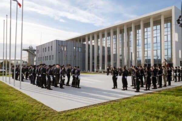 Nouveau bâtiment du Commandement de l’espace (CDE) sur la base 101 de Toulouse.