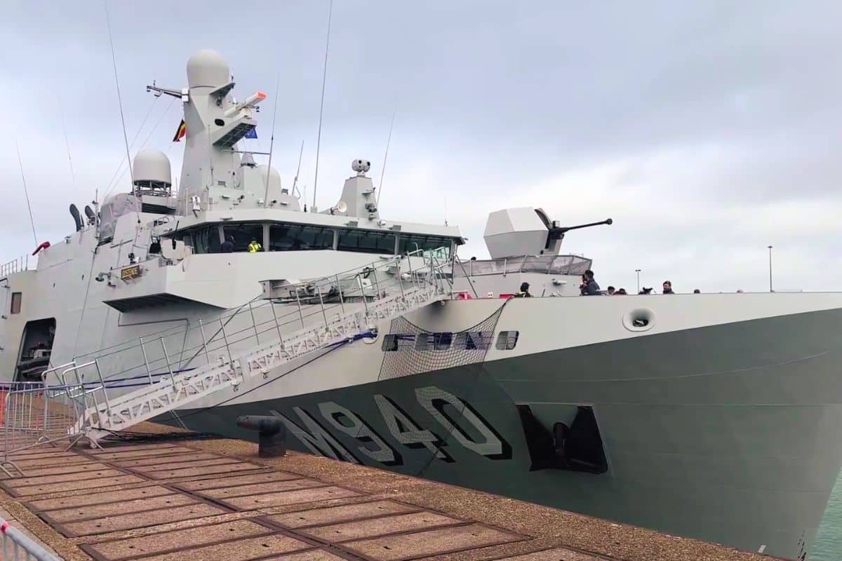 Construit en France mais c'est bien la Belgique qui étrenne une grande première mondiale avec ce bijou high-tech destiné à la lutte contre les mines