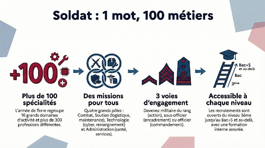 Infographie Armée de terre - crédit : Forum-Militaire.fr