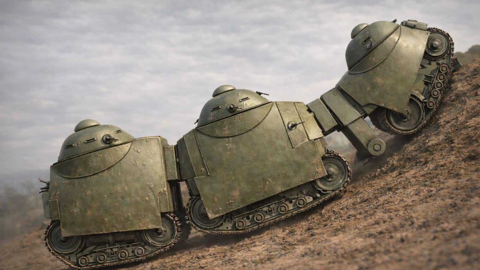 Ce français a eu l'idée la plus folle de l'histoire de l'armement : un train d'assaut blindé de plus de 60 tonnes mais qui n'aura malheureusement jamais vu le jour