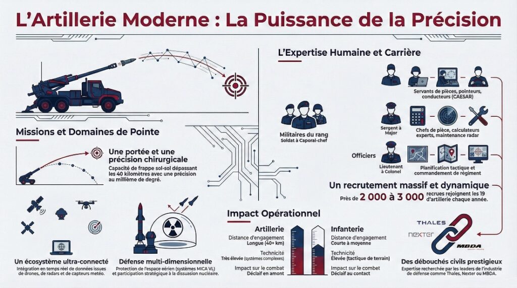 Pourquoi l'artillerie reste l'atout décisif des armées modernes - infographie