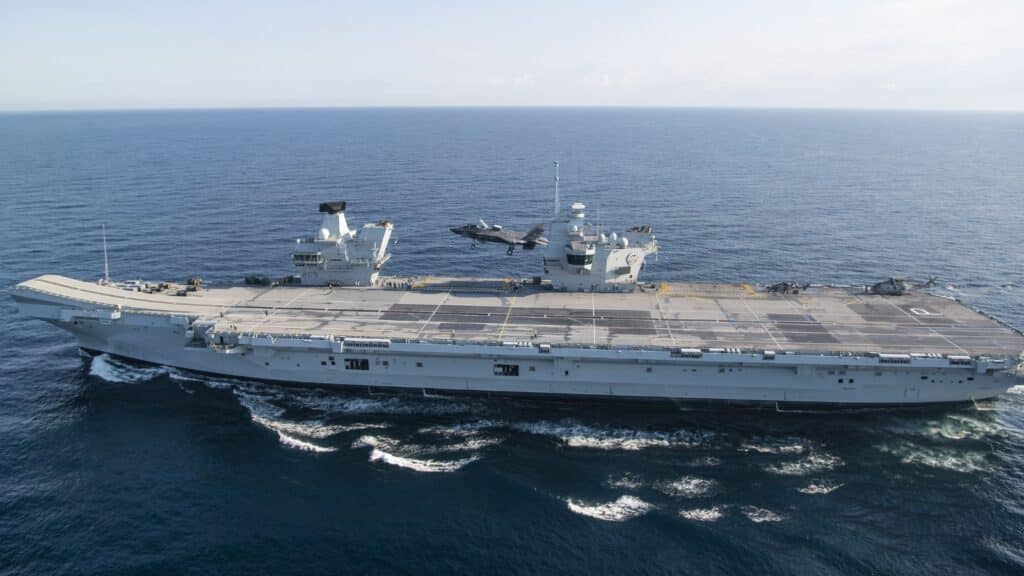 Le HMS Prince of Wales en 2023.