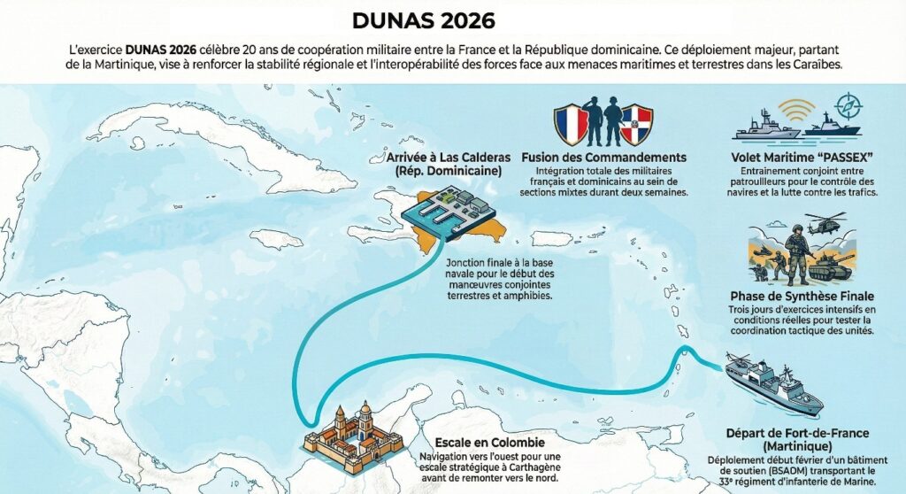L'exercice militaire DUNAS 2026