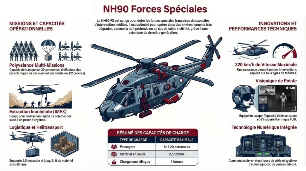 Version NH90 des forces spéciales françaises