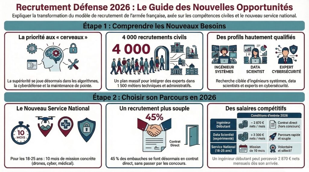 Guide Recrutement Défense 2026