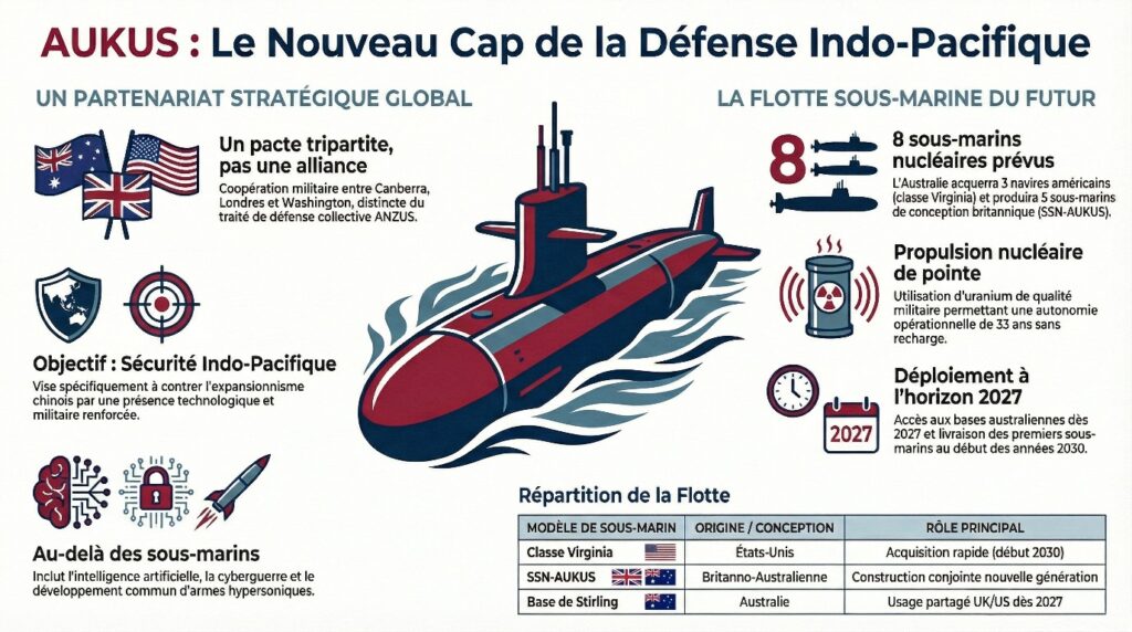 Comprendre AUKUS - infographie
