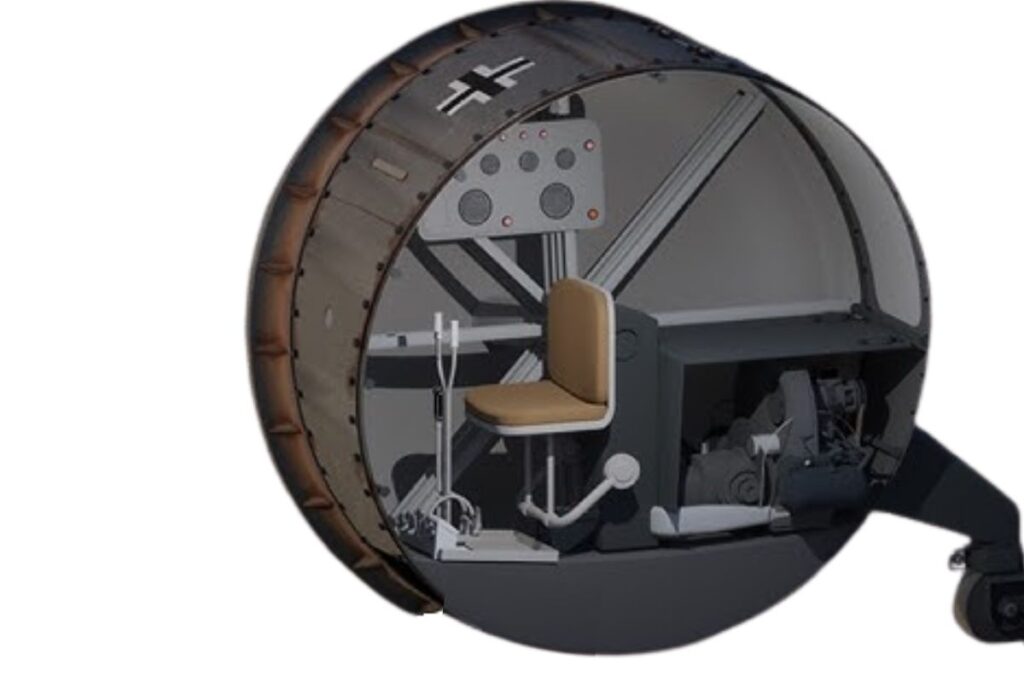 Vue en coupe du Kugelpanzer.