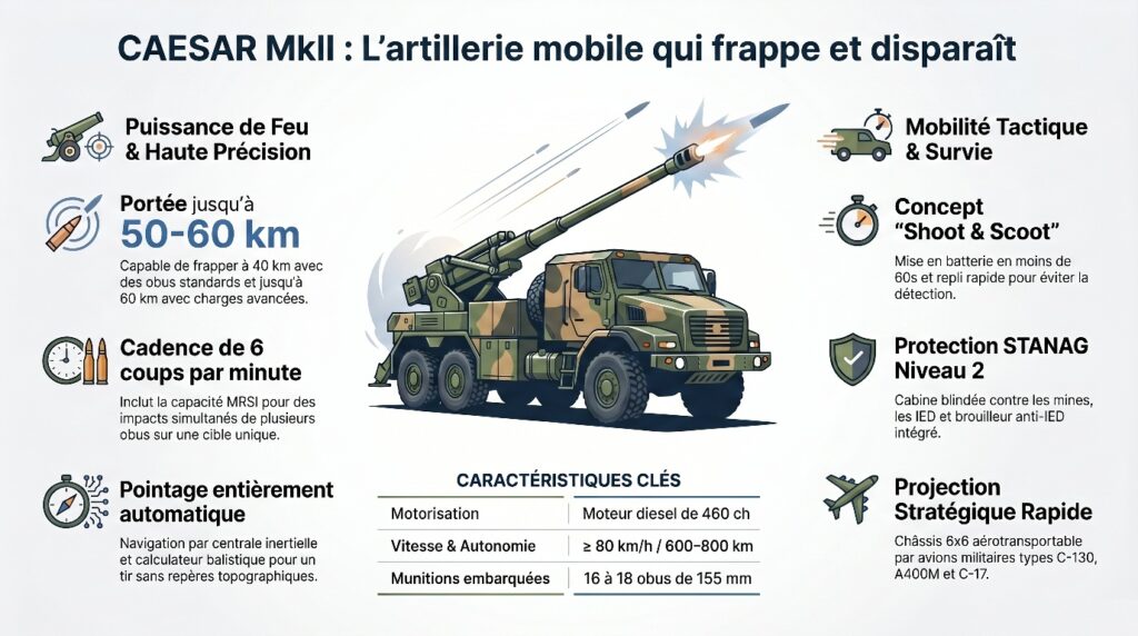 CAESAR Mk II : même canon, nouvelle génération
