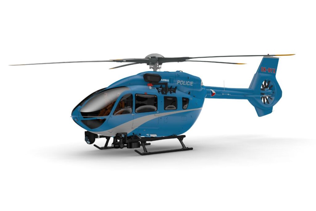 Un H145 aux couleurs de la République Tchèque.