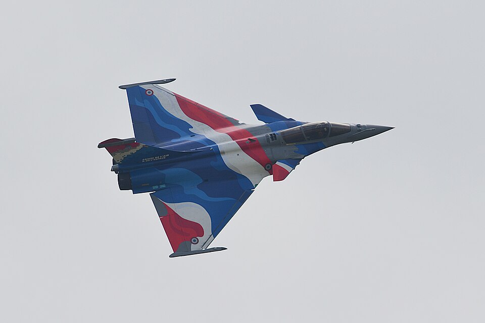 Rafale Solo Display 2026 au meeting de l'air de Cognac (Source : Creative Commons)