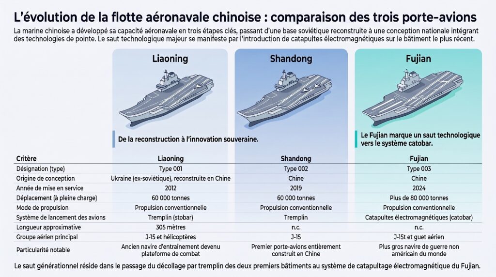 Évolution des porte-avions chinois