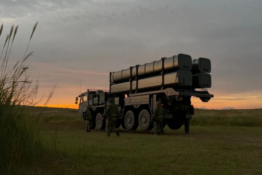 Le système de missiles surface-navire de type 25 - crédit : Forces d'autodéfense terrestres japonaises