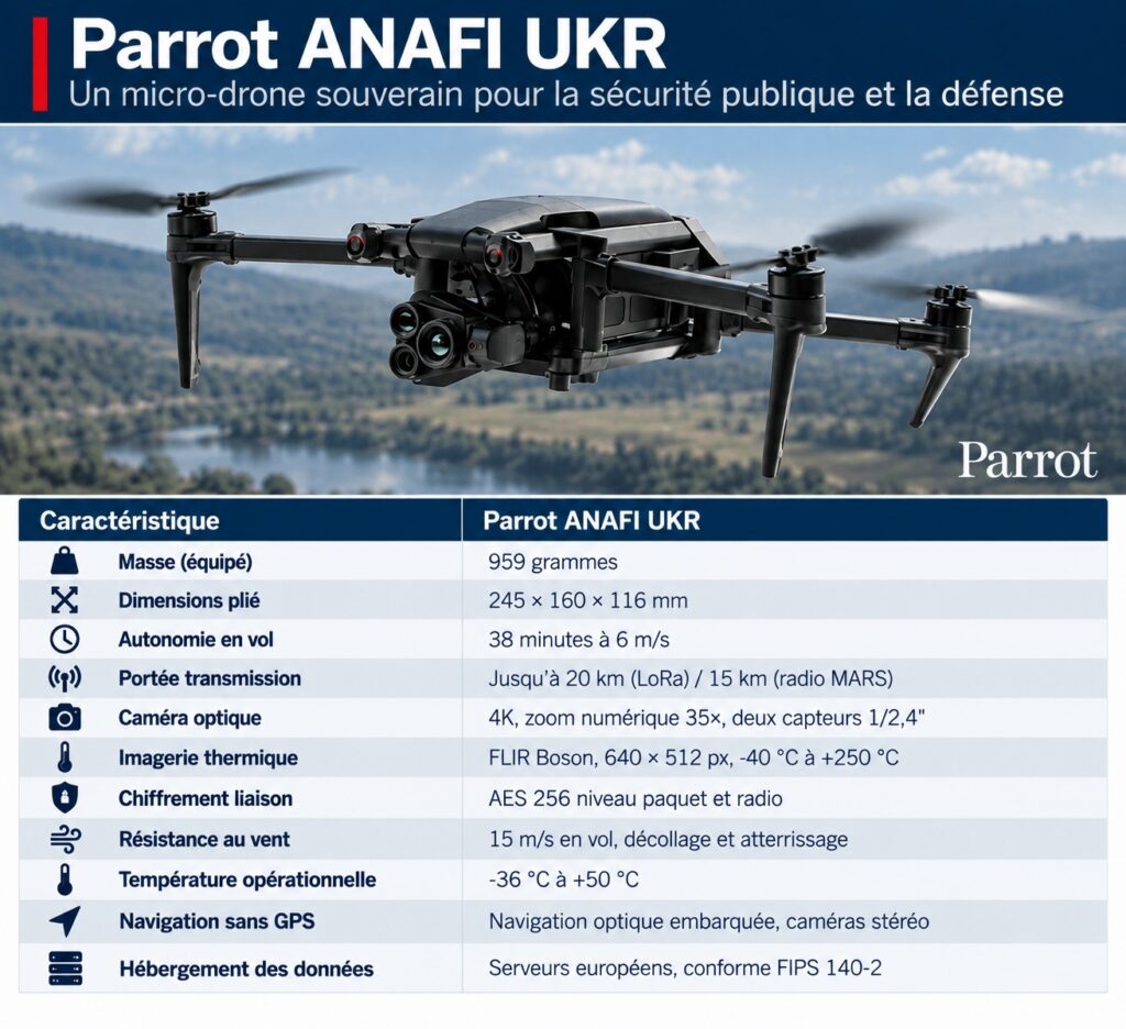 fiche technique ANAFI UKR
