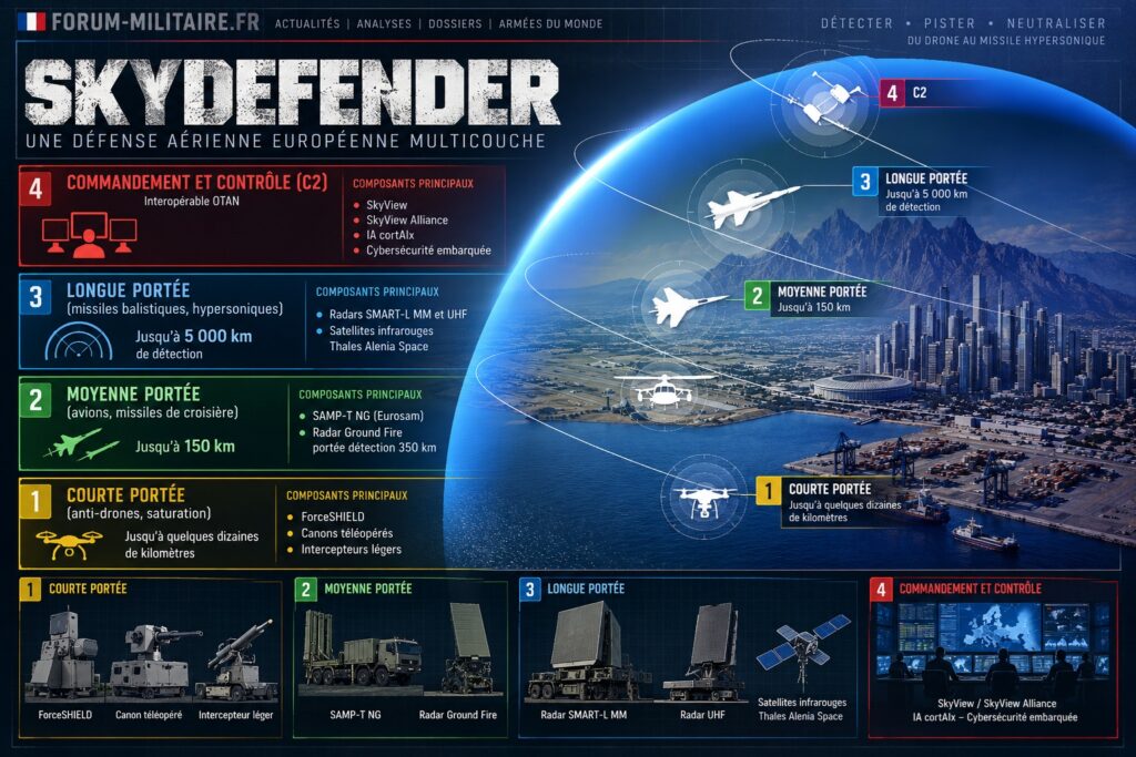 Les quatre couches de SkyDefender