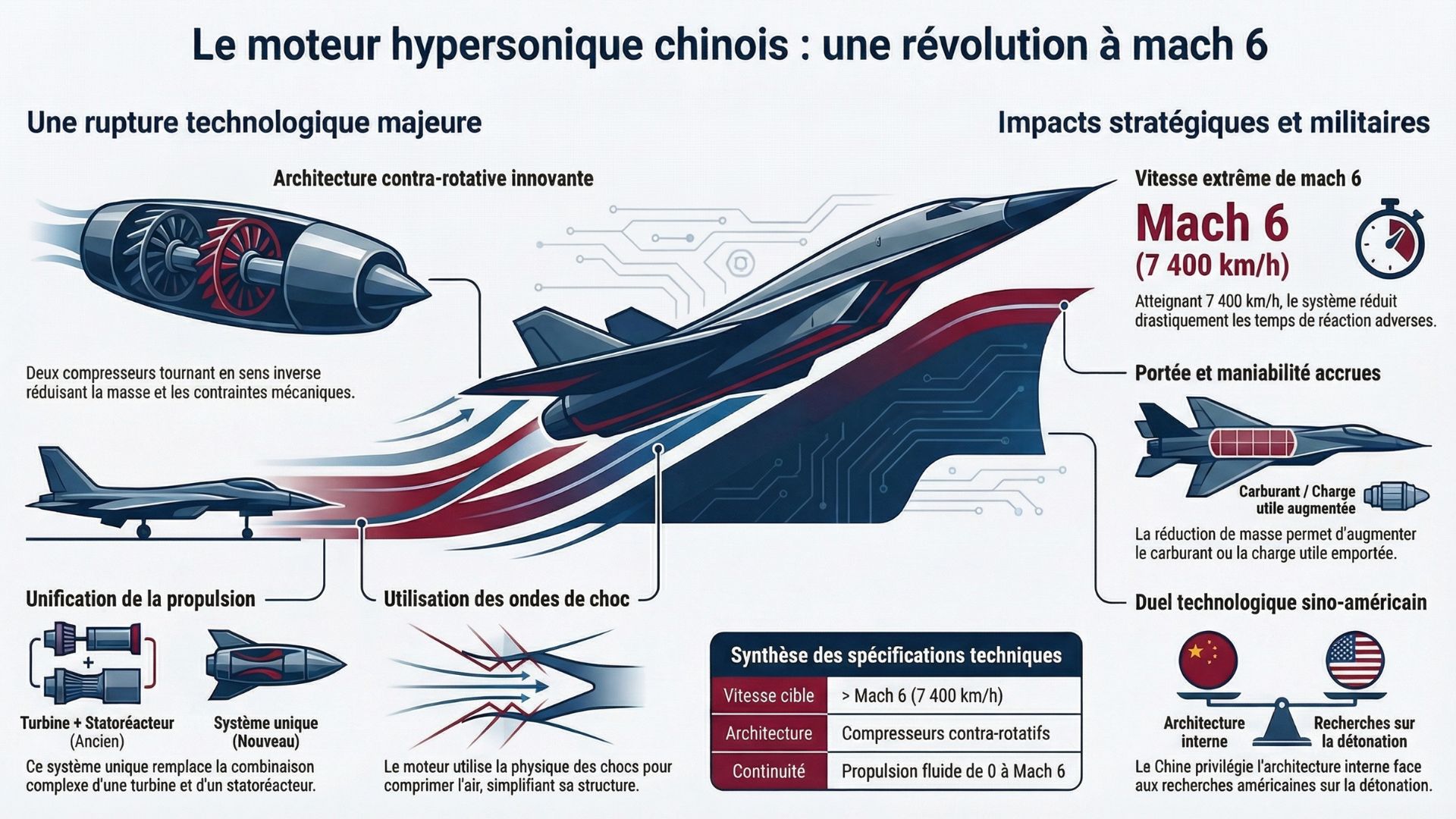 Le moteur hypersonique chinois : une revolution à mach 6