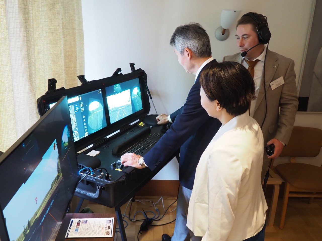 Lors de la démonstration de Patria entre Tokyo et la Finlande, l'AMV était situé sur le site d'essais militaires de Parola en Finlande (Source : Patria)