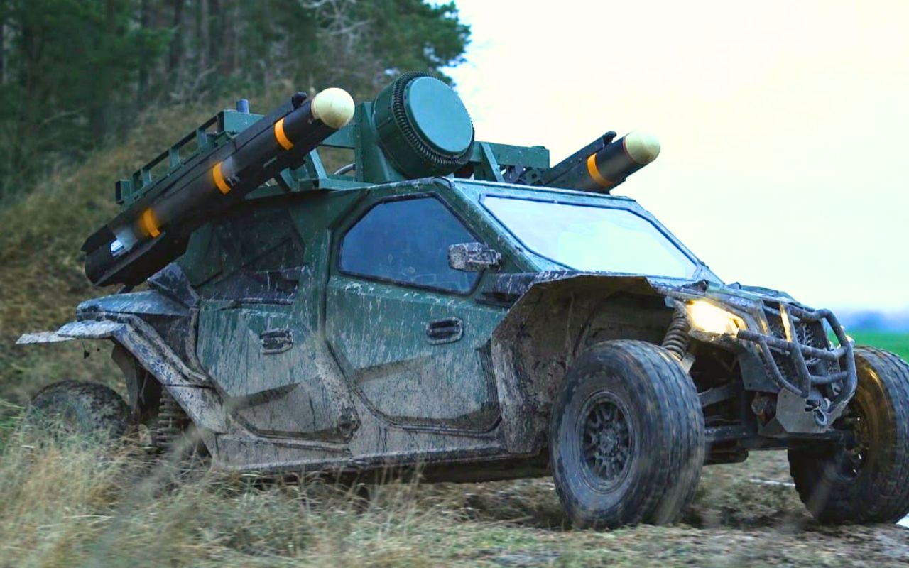 Les États-Unis ont trouvé une parade aux drones : des missiles d'hélicoptère sur un buggy