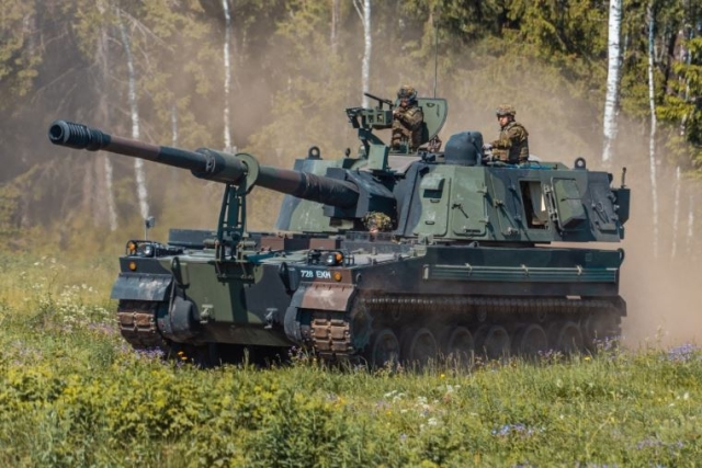 Obusier automoteur estonien K9 Thunder