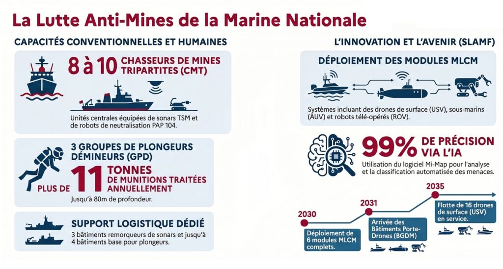 Flotte anti-mines Marine nationale 2026