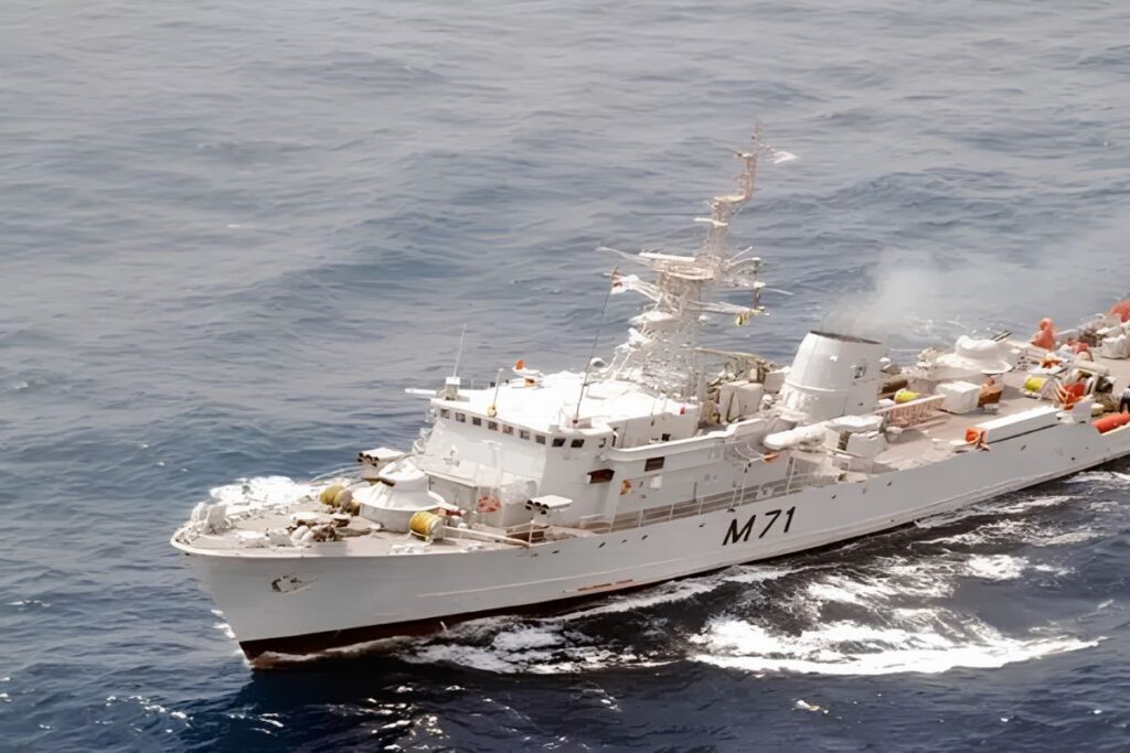Le dernier dragueur de mines indien, l'INS Kozhikode, a été désarmé en 2019.