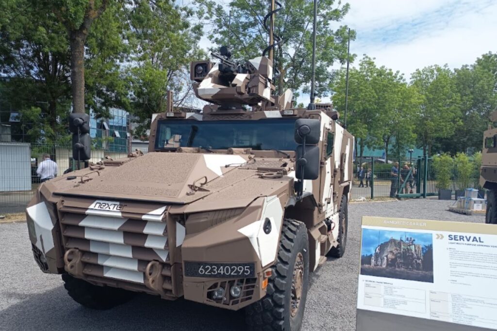 Un Serval sur le stand de KNDS à Eurosatory 2026 - crédit : Forum-Militaire